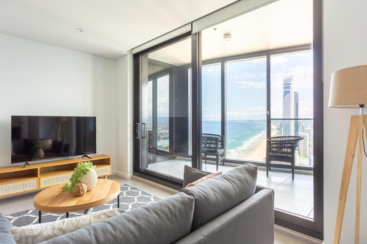 Sea View Beachfront Apartment In Surfers Gold Coast Eksteriør bilde